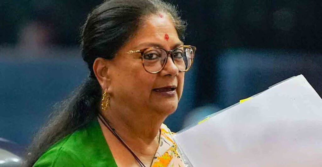 Rajasthan Chief Minister Race: Vasundhara Raje Reaches Out to MLAs Amidst Suspense Former CM of Rajasthan Vasundhara Raje