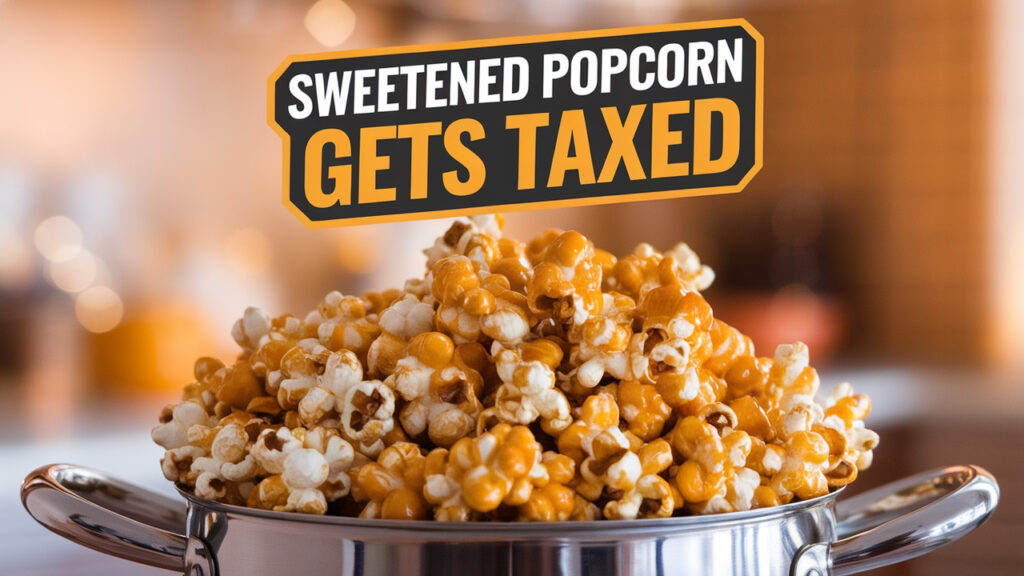 The Great Popcorn Debate: Caramelized Snack Faces GST Backlash Caramelized Popcorn gets taxed