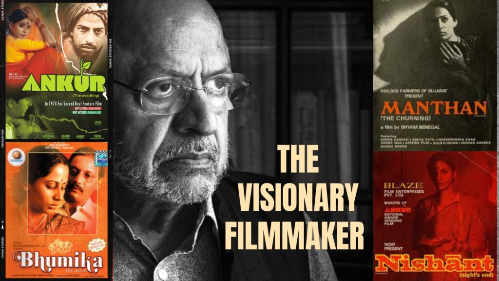 Benegal's works include Nishant (1975), Manthan (1976), and Bhumika (1977), which broke new ground by delving into the lives of ordinary Indians and the struggles they faced.